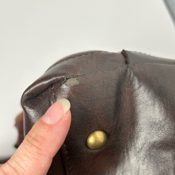 Tignanello Leather Houston St Crocodile Embossed Bag New With Defects** - Picture 10 of 15